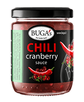Spicy Pepper and Cranberry Sauce BUGAS, 160 g