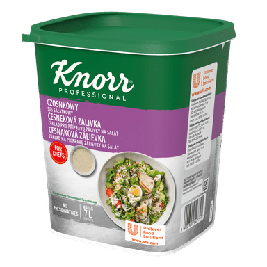 Česnakinis padažas KNORR, salotoms, 0,7 kg