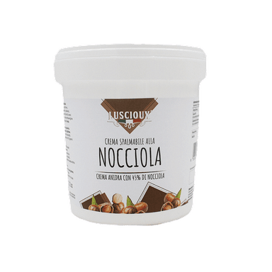 Hazelnut cream LUSCIOUX, 45%, 1 kg