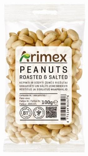 Roasted and salted peanuts ARIMEX, 100 g