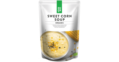 Saldžiųjų kukurūzų sriuba, ekologiška