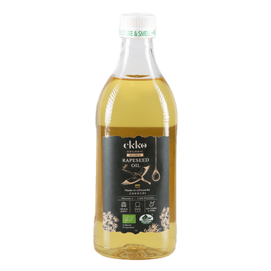 Rapeseed oil organic EKKO, cold pressed, unrefined ,1l, LT-EKO-001