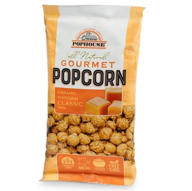 Popcorn POPHOUSE, with caramel, 180 g