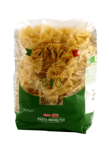Ekologiški makaronai 1881, Farfalle Nr.58, 500 g, LT-EKO-001