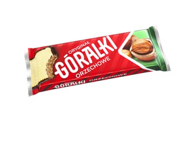 Vafliai GÓRALKI riešutų skonio, 45g