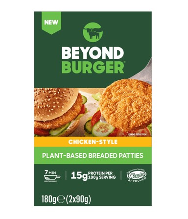 Plant-based chicken patties for hamburgers BEYOND MEAT, frozen, 180 g