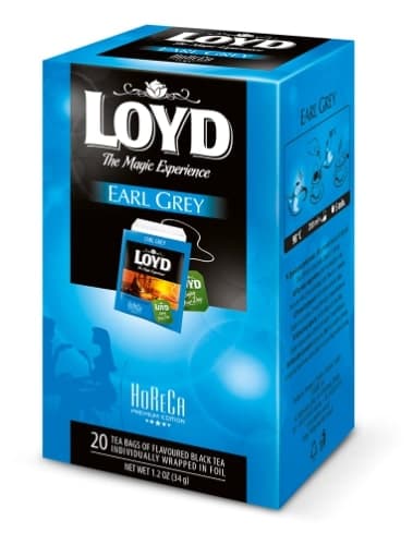 Black tea LOYD HORECA Earl Grey, 20 x 1,7g