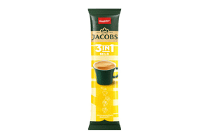 Tirpiosios kavos gėrimas JACOBS MILD 3in1 11.1g