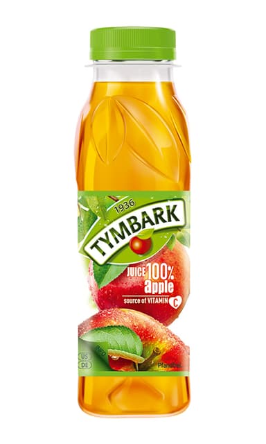 Apple juice 100% TYMBARK, 0.3 L, PET