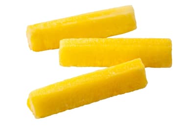 Frozen pineapples, sticks, 50 x 50 g, 2,5 kg
