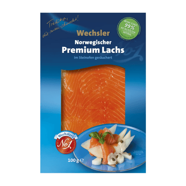 WECHSLER Norwegian salmon fillet, cold smoked