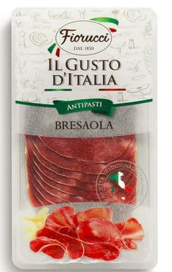 Cured beef ham FIORUCCI Bresaola, sliced, 70g