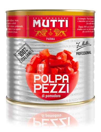 Pjaustyti pomidorai MUTTI, 2,5 kg