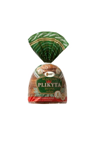 KLAIPĖDOS duona, plikyta raikyta, 380 g