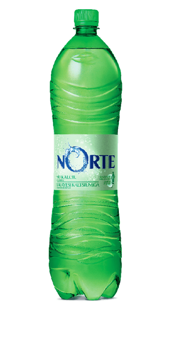 Vanduo NORTE, gazuotas, su kalciu, 1,5 l