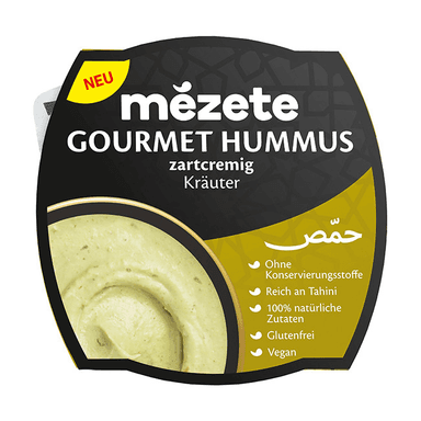 Chickpea hummus with herbs GOURMET HUMMUS