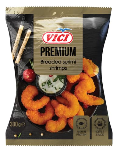 Šaldytos krevetės džiūvėseliuose, 300 g