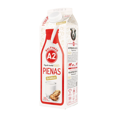 A2 milk lactose-free, 3.5%