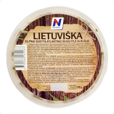 Silkių filė, LIETUVIŠKA, sūdyta, 210 g