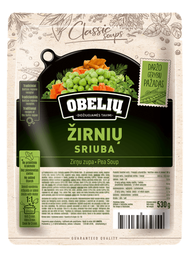 Pea soup APPLES, with smoked pork, 530 g