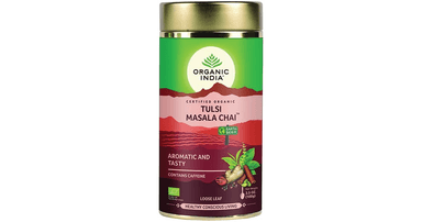 Tulsi tea with 'Chai masala' spices, loose leaf, organic
