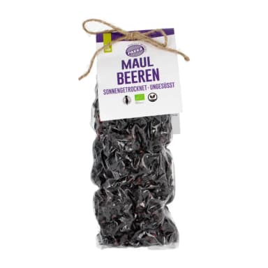 Džiovintos juodojo šilkmedžio uogos, ekologiškos