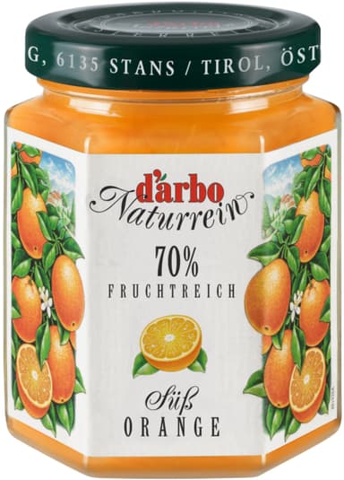 Apelsinų užtepas D'ARBO, 70%, 200 g