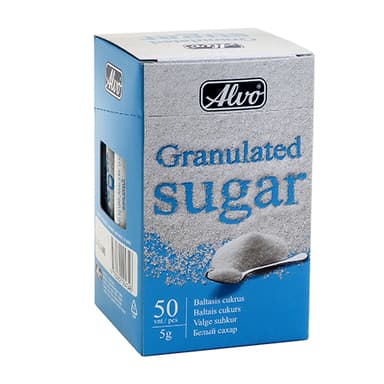 Sugar ALVO, fine, 50 x 5 g