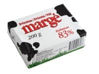 Butter MARGĖ, 83%, 200 g (M)