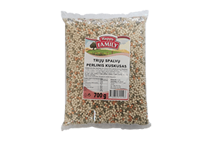 Three Color Pearl Couscous HAPPY FAMILY 700g