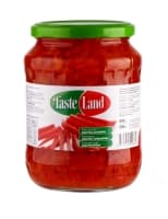 Marinuotos paprikų juostelės TASTE LAND, 650 g / 290 g