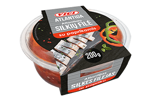 Herring fillet pieces in pepper sauce VIČI 200g