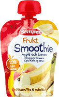 Įvairių vaisių SMOOTHIE SEMPER 6 mėn., 90 g