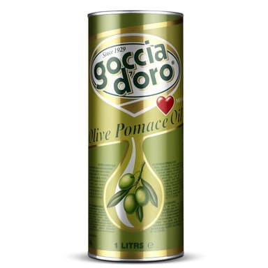 Alyvuogių išspaudų aliejus GOCCIA D'ORO, 1 l
