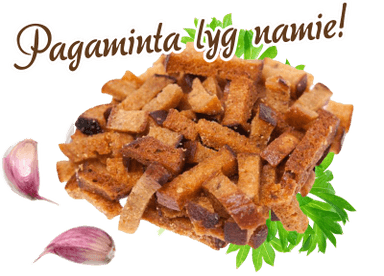 Kepta duona su česnakais, 150 g