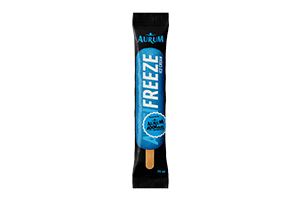 Carbonated water flavored edible ice AURUM FREEZE, 70ml