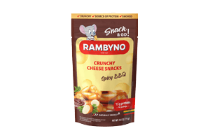 BBQ flavored cheese snack with spicy peppers RAMBYNO 45% 75g