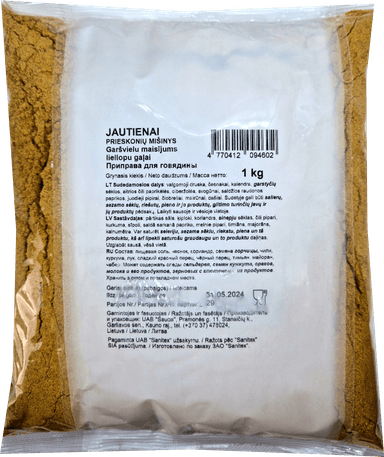 Spices mix for beef, 1 kg