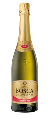 Non-alcoholic sparkling wine BOSCA ANNIVERSARY, semi sweet, 0,75 l
