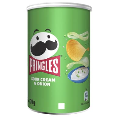 Užkandis PRINGLES Sour Cream & Onion, 70 g