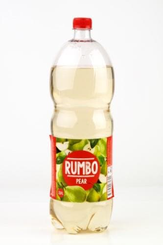 Carbonated soft pear flavour drink RUMBO, 2 l