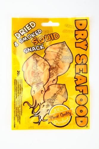 Dried squid shredded DRY SEAFOOD, smoked, 20g