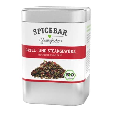Spices for grilling meats and vegetables GRILL AND STEAK, organic