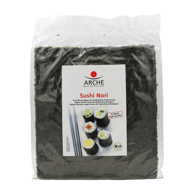 NORI seaweed sheets for sushi making, 11 sheets, organic