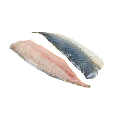 Frozen scomber fillet, skin on, 120-160 g, 20%, 4/5kg
