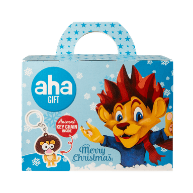 Christmas candy set AHA, Crazy Animals, with key chain, 350 g