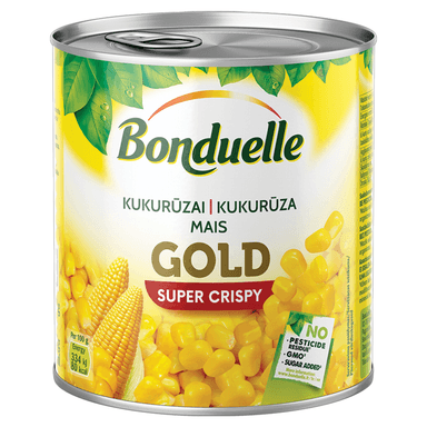 Canned sweet maize BONDUELLE, 670g/570g