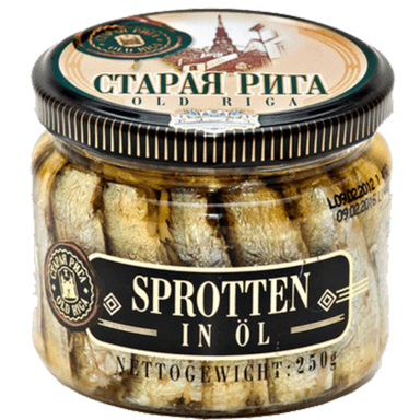 Sprats in oil, 250 g