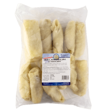 Balandėliai su mėsos įdaru, (170gx12vnt), 2,04 kg