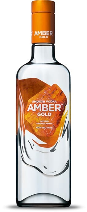 Vodka AMBER GOLD, Vodka, 40% 0.5 l